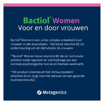 Metagenics Bactiol® Women 30 stuks