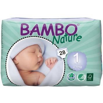 BAMBO NATURE SLIP NEW BORN 1 2-4KG ECO NG ABENA