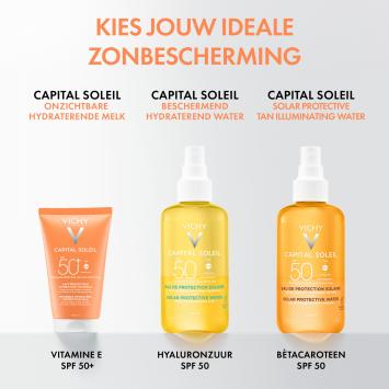 Vichy Capital Soleil Onzichtbare Hydraterende Beschermende Melk SPF50+ - 150ml