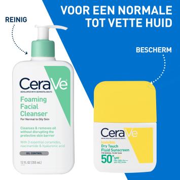 CeraVe Onzichtbare Dry Touch Zonnebrand fluide SPF 50+ - 50ml