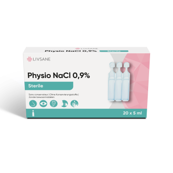 LIVSANE Physio NaCl Zoutoplossing 0,9%
