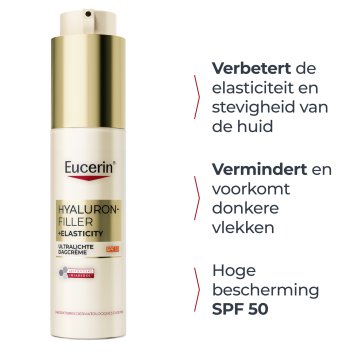 Eucerin Hyaluron-Filler + Elasticity Ultralichte Dagcrème SPF 50 50ml
