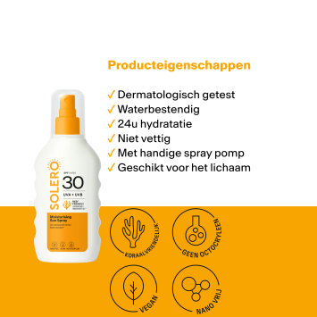 SOLERO Hydraterende Zonnespray SPF30 200ml