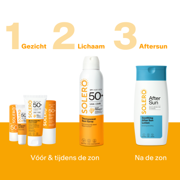 SOLERO Transparante Zonnebrandspray SPF50+ 200ml