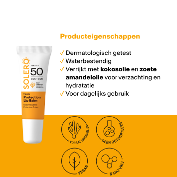 SOLERO Beschermende Lippenbalsem SPF50 10ml