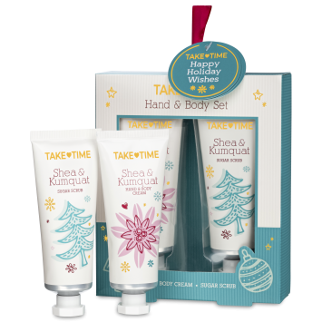 TAKE-TIME Hand- en Bodycreme set 2x 50ml