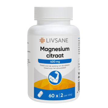 LIVSANE Magnesium Citraat 400mg 60 stuks