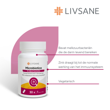 LIVSANE Microbiotica 30 stuks