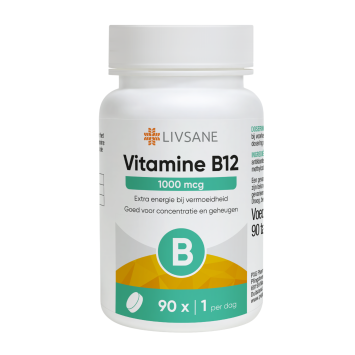 LIVSANE Vitamine B12 1000mcg 90 stuks