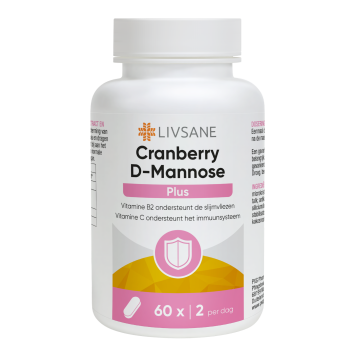 LIVSANE Cranberry + D-mannose 60 stuks