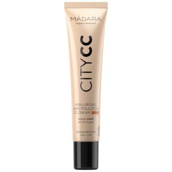 MÁDARA CITY CC Hyaluronic Anti-pollution CC cream SPF 15, LIGHT 40ml