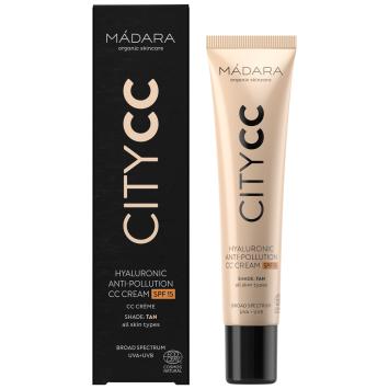 MÁDARA  CITY CC Hyaluronic Anti-pollution CC cream SPF 15, TAN 40ml