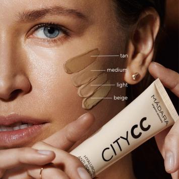 MÁDARA  CITY CC Hyaluronic Anti-pollution CC cream SPF 15, TAN 40ml