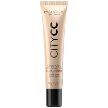 MÁDARA CITY CC Hyaluronic Anti-pollution CC cream SPF 15, BEIGE 40ml