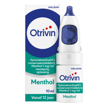 Otrivin Xylometazoline 1 mg/ml Menthol Neusspray 10ml