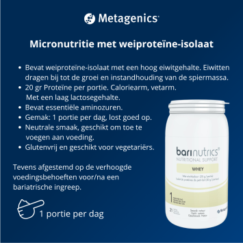 BariNutrics® Nutritional Whey Natuur 477 gram