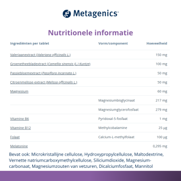 MetaSleep Tabletten 30 stuks