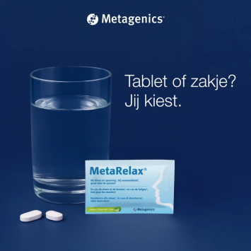 Metagenics Metarelax Magnesiumglycerofosfaat 900mg Tabletten 180 stuks