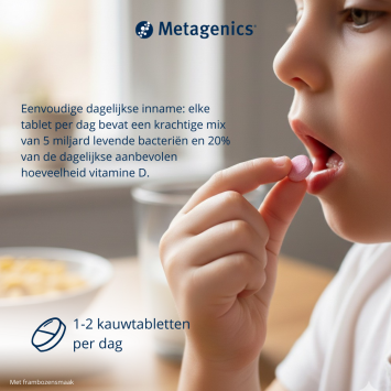 Metagenics Bactiol junior chewable tablet 60st