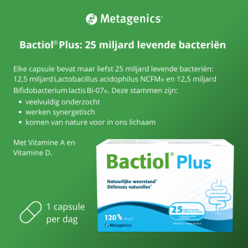 Metagenics Bactiol plus capsule 120st