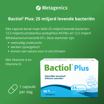 Metagenics Bactiol plus capsule 60st