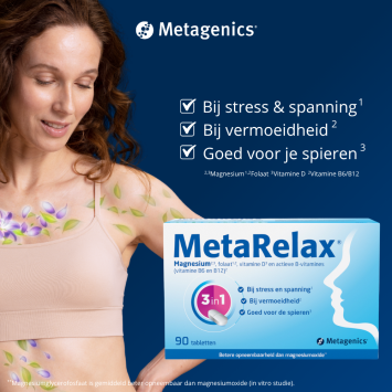 Metagenics MetaRelax 113g Tabletten 90 stuks