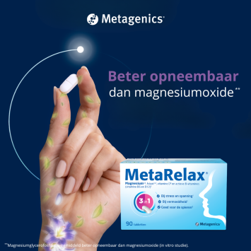 Metagenics MetaRelax 113g Tabletten 90 stuks