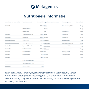 BariNutrics® Nutritional Support Multi Kers Kauwtabletten 90 stuks