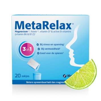 Metagenics MetaRelax Magnesiumglycerofosfaat 1800mg Sachets 20 stuks