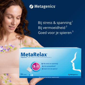 Metagenics MetaRelax Magnesiumglycerofosfaat 1800mg Sachets 84 stuks