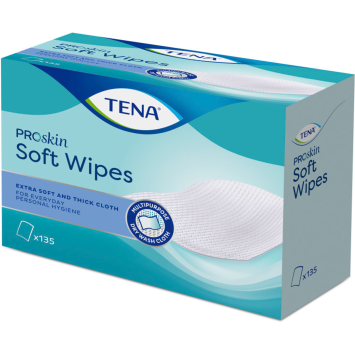 Tena ProSkin Soft Wipe 30 x 32 cm 135 stuks