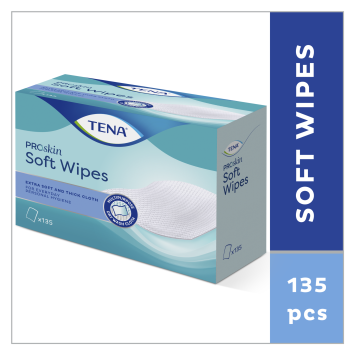 Tena ProSkin Soft Wipe 30 x 32 cm 135 stuks