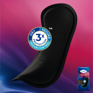 Tena Silhouette Noir Mini Pads 18 stuks