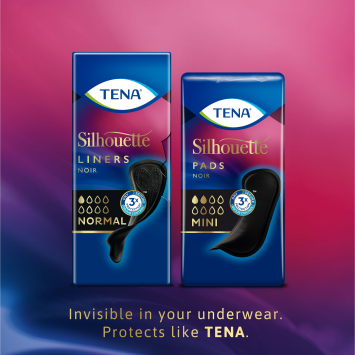 Tena Silhouette Noir Mini Pads 18 stuks