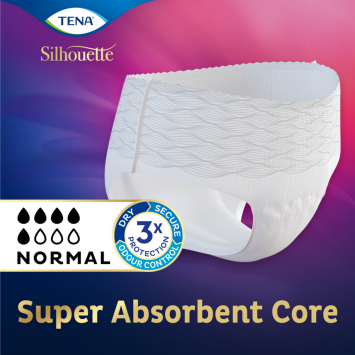 Tena Silhouette Normal Blanc Lage Taille M 12 stuks