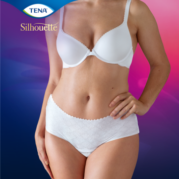 Tena Silhouette Normal Blanc Lage Taille M 12 stuks