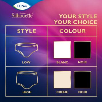 Tena Silhouette Normal Blanc Lage Taille M 12 stuks
