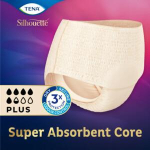 Tena Silhouette Plus Crème Hoge Taille L 8 stuks