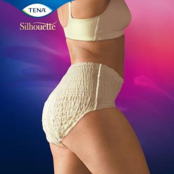 Tena Silhouette Plus Crème Hoge Taille L 8 stuks