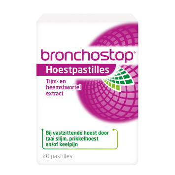 Bronchostop Tijm- en Heemstwortel Hoestpastilles 20 stuks
