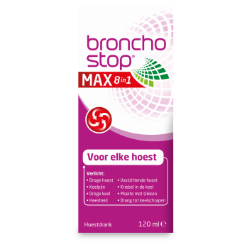 Bronchostop Max 8-in-1 Hoestdrank 120ml