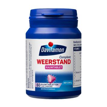 Davitamon Compleet Weerstand Bosvruchten Kauwvitamines 60 stuks