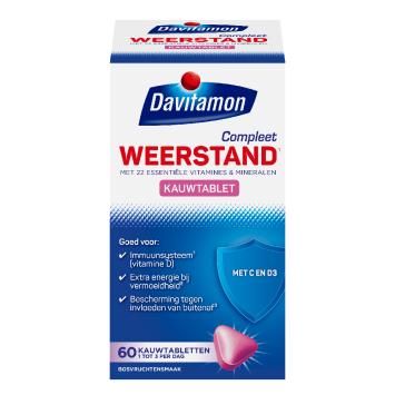Davitamon Compleet Weerstand Bosvruchten Kauwvitamines 60 stuks