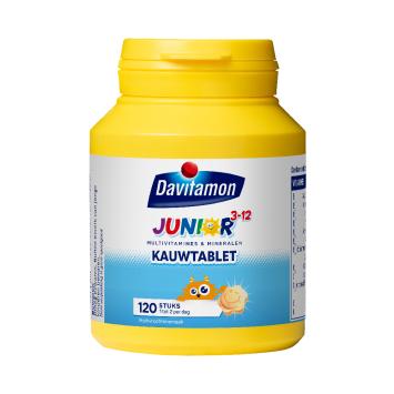 Davitamon Junior 3-12 jaar Kauwtabletten 120 stuks