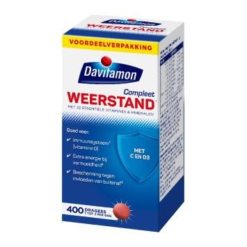 Davitamon Compleet Weerstand D3 Dragees 400 stuks