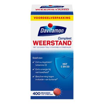 Davitamon Compleet Weerstand D3 Dragees 400 stuks