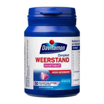 Davitamon Compleet Weerstand Forte Kauwtabletten 50 stuks