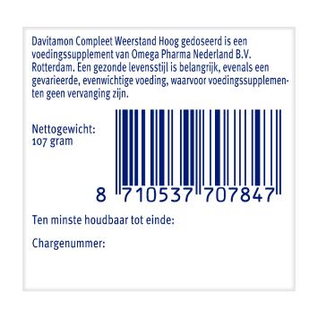 Davitamon Compleet Weerstand Forte Dragees 150 stuks