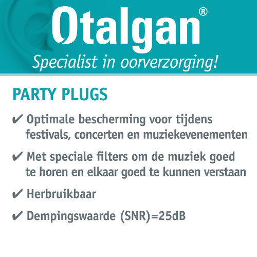 Otalgan Party Plugs 1 paar