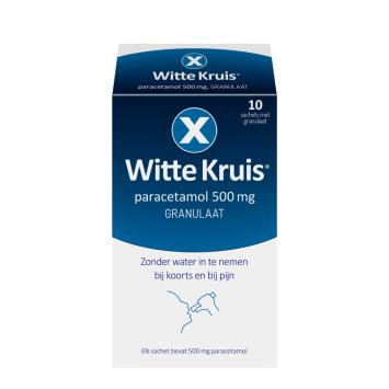 Witte Kruis Paracetamol 500 mg Granulaat 10st